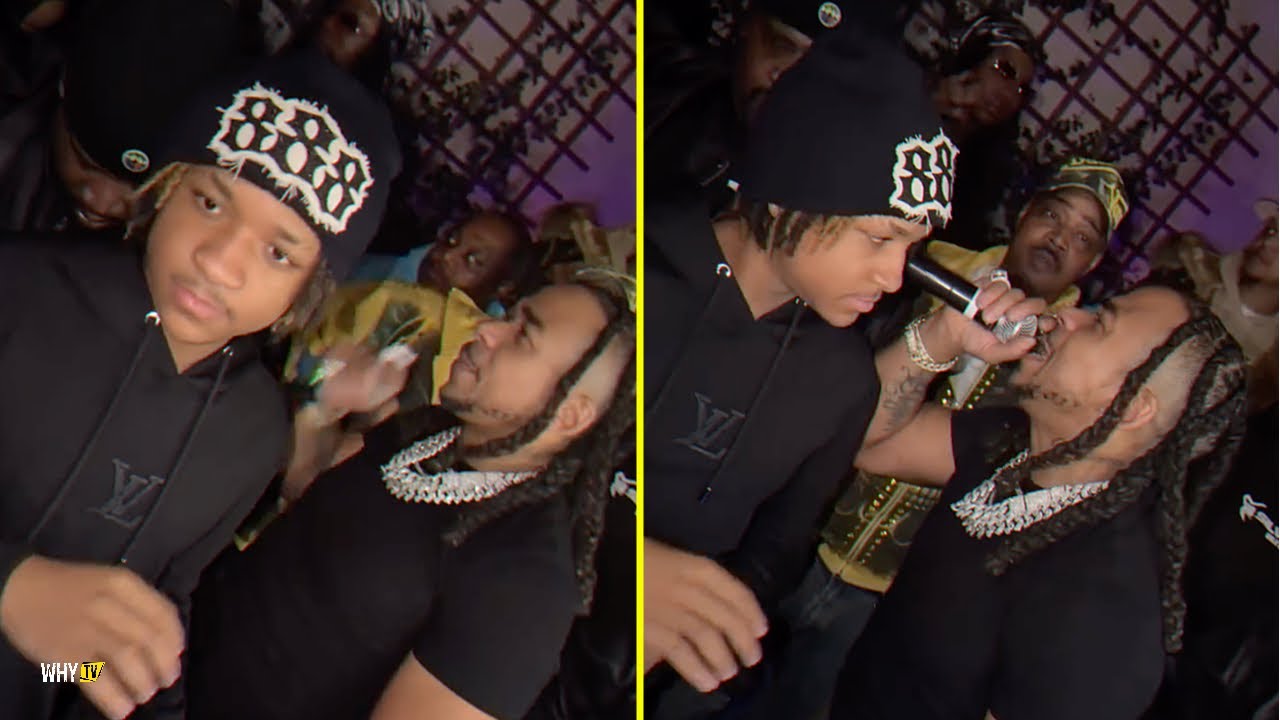 Сын Макса Би выступает в качестве диджея на вечеринке по случаю выхода их альбома «Like Father Li...