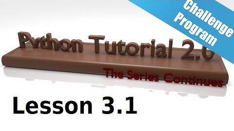 Python Tutorial 2016 Lesson 3.1 - Accumulators with Strings and Integers