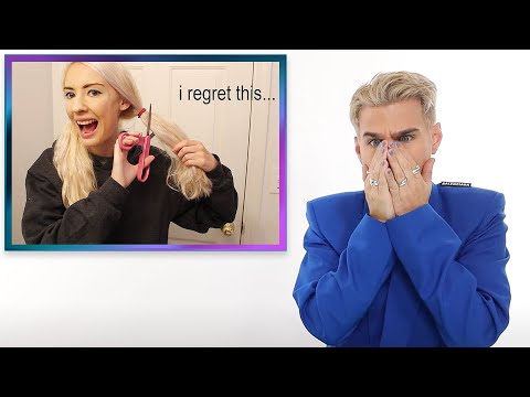 Hairdresser Reacts To At Home Haircuts Gone Wrong