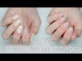 How to Remove Dip Powder - Soak Off, Peel Base and More || Beginner Basics Series