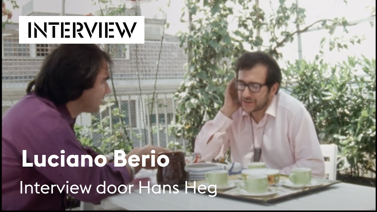 Luciano Berio, interview door Hans Heg, Holland Festival 1972
