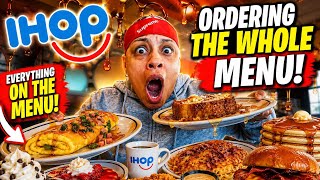 I Tried to Eat the ENTIRE IHOP Menu