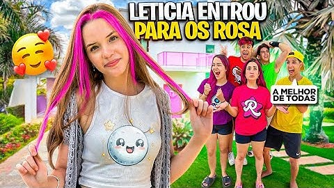 A LETÍCIA ENTROU PARA OS ROSA *Deu confusão !