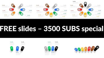 FREE animated Powerpoint template. 3.5k SUBS SPECIAL! Powerpoint tricks