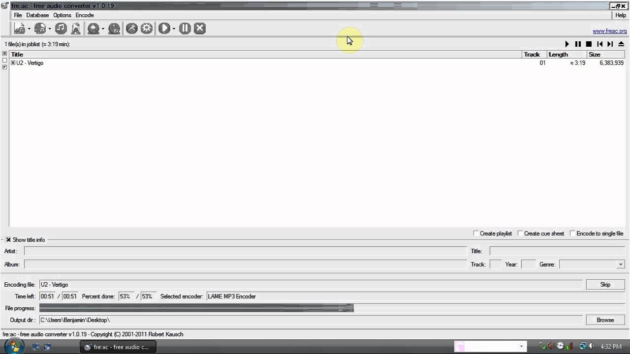  New HowTo: Convert to MP3 with fre:ac Free Audio Converter