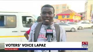 Election 2024: Voters' voice from Kaneshie and Lapaz. #ElectionHQ