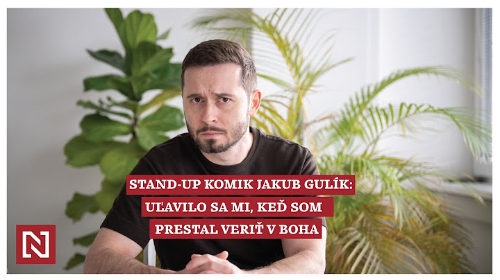 Terapia slovom s Jakubom Gulíkom: Uľavilo sa mi, keď som prestal veriť v Boha