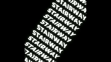 Stair Case Text Animation | Motion Graphics