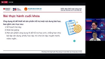 Workshop 1 của Chương trình tập huấn "Ứng dụng trí tuệ nhân tạo trong dạy và học"