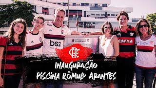 Flamengo inaugura piscina olímpica com homenagem ao técnico Rômulo