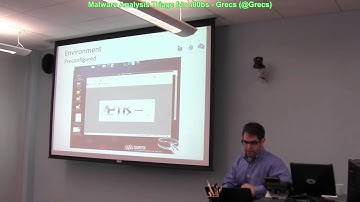 AIDE 2013 - Malware Analysis Triage for n00bs - Grecs (@Grecs)