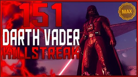 Star Wars Battlefront 2 MAX LEVEL 1000 Darth Vader 151 Killstreak (Yavin IV)