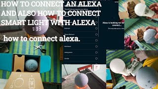 How to connect alexa with phone and how to connect wipro smart bulb #alexa #echo #amazon #unboxing