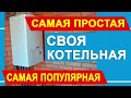 Как смонтировать простую котельную на настенном газовом или электрическом котле.