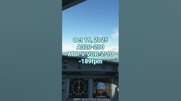 Oct 19, 2025 KLEX to MBPV VOR-Z 10 -189fpm