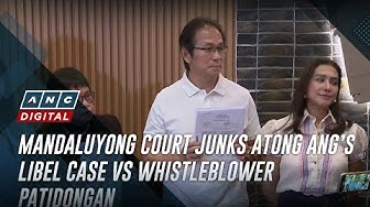 Thumbnail for Mandaluyong court junks Atong Ang’s libel case vs whistleblower Patidongan | ANC