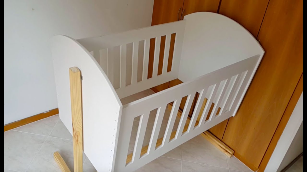 hacer una cuna para bebe de madera parte #2 ( a paso y ) - YouTube