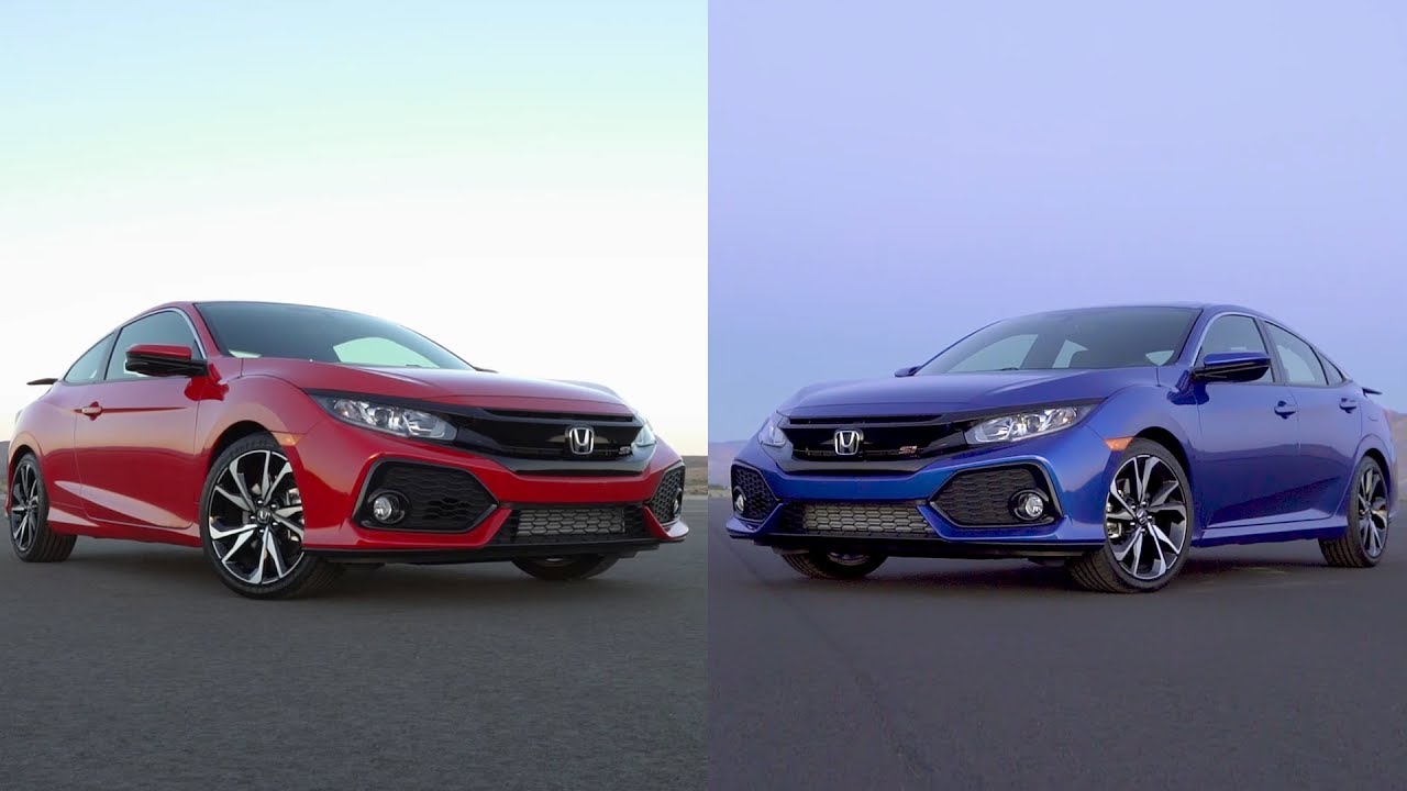 2017 Honda Civic Si Coupe Sedan Driving Interior Exterior