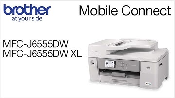 MFCJ6555DW – Connect to a mobile device