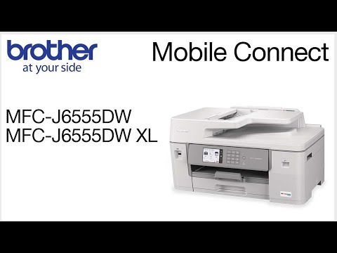 MFCJ6555DW – Connect to a mobile device