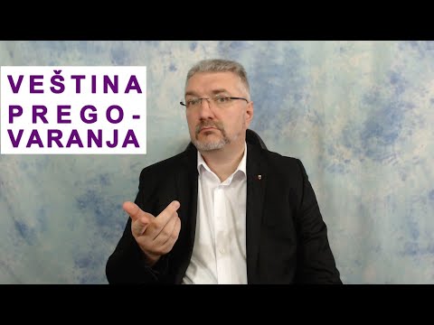 Video: Kako Ovladati Vještinom Pregovaranja