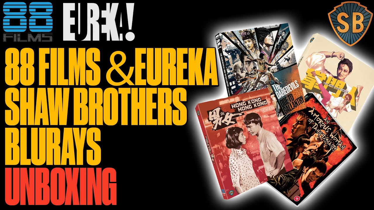 88 FIlms & Eureka Shaw Brothers New Blurays *UNBOXING* - YouTube
