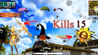 pubg new state gameplay 15 kills