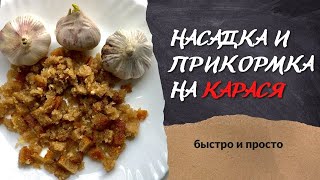 Насадка и прикормка из хлеба на карася.