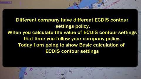 ECDIS Contour Settings Calculation