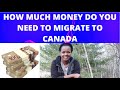 HOW MUCH MONEY DO YOU NEED TO MIGRATE TO CANADA (the cost of migrating to Canada)
