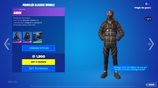 Fortnite item shop MONCLER SKINS ARE BACK! [January 4th, 2023] (Fortnite battle royale)