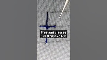 Free online aari classes cALL 9790476160 | double button hole stitch #doublebuttonhole #freeaari