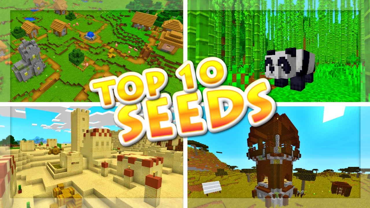 Top 10 Best Seeds For Mcpe 1 10 Epic Minecraft Pe 1 10 Seeds Bedrock Edition Beta 1 10 0 3 Youtube