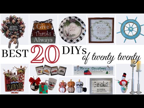 BEST 20 DIYS OF 2020 | DOLLAR TREE DIYS | FARMHOUSE DECOR BEST 20 DIYS OF 2020 | DOLLAR TREE DIYS | FARMHOUSE DECOR