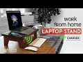 LAPTOP STAND with HIDDEN WIRELESS PHONE CHARGER // SHOPSOUNDS