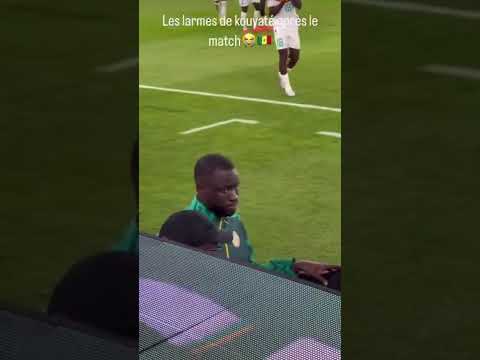 Sénégal vs Pays-Bas : Cheikhou Kouyaté en larmes à la fin de la rencontre