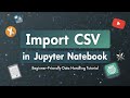 Import CSV in Jupyter Notebook 🧠📈 | Python for Beginners Made Easy!