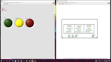 Semáforo Flat Sequence LabVIEW