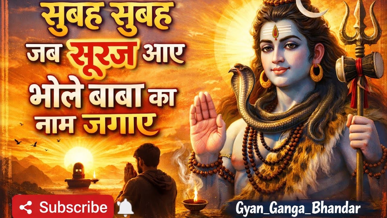 🌿Mind relax morning shiv Bhakti song 2026 | shiv Bhajan | soulful morning shiv bajan | Hindi Song |