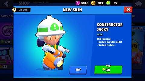 Unlocking constructor Jacky! Brawl Stars