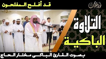 تلاوة نادرة تأخذك إلى عالم آخر - صوت يبكي الحجر #مختار_الحاج #تلاوة_خاشعة #تريند_اليوم