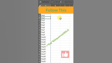 How to fill series in Excel: #viralvideo  #excel #shortvideos #viralshorts #exceltricks
