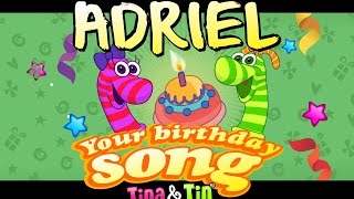 Video-Miniaturansicht von „Tina & Tin Happy Birthday ADRIEL (Personalized Songs For Kids) #PersonalizedSongs“