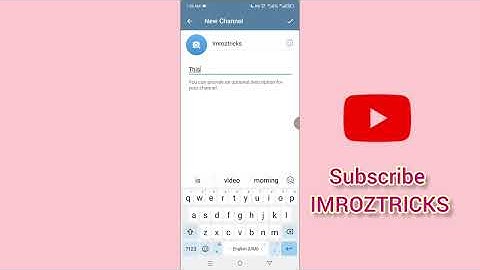 How to create Telegram Channel || Telegram Channel kaise banaye