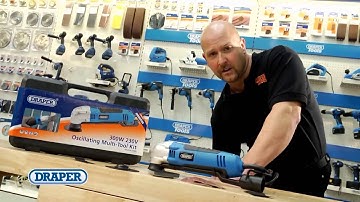 Draper 300 Watt Oscillating Multi Tool Kit - 23666