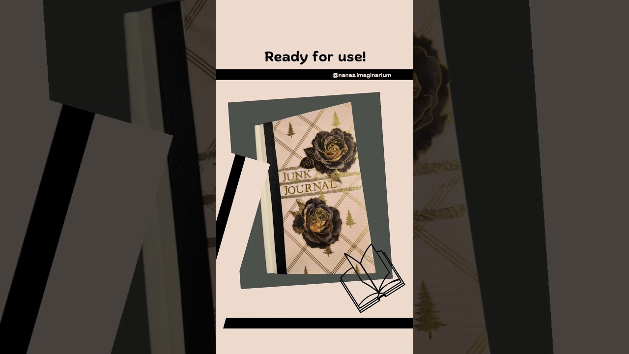 Junk Journal January Part One: The Cover #junkjournal #diyjournal