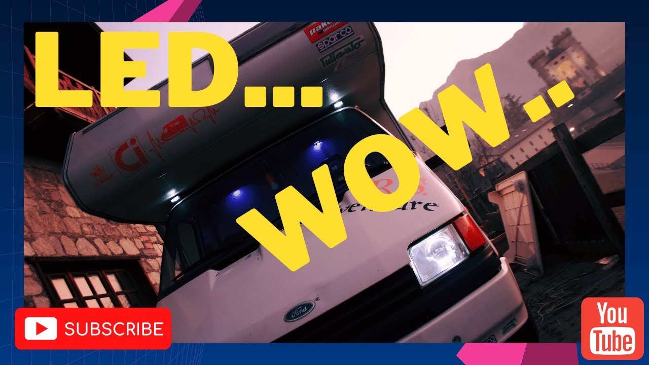 Led in cabina e Riparazione Specchietto.. Camper Ford Transit 1991