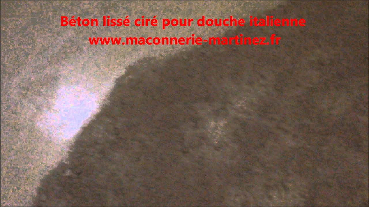 Comment faire un béton lissé ciré pour douche italienne www ...