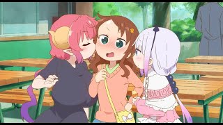 8 year old gets her face licked by loli and lesbian dragon