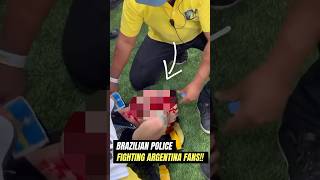 Messi was beaten by brazil police😱! #subscribe #messi #argentina #brazil #police #trending #viral